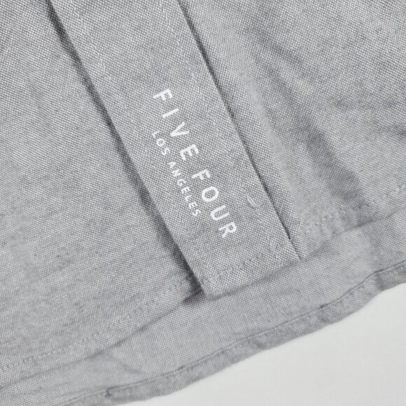 NEW Five Four Shirt Mens XL Gray Cotton Long Sleeve Regular Fit - Picture 9 of 15